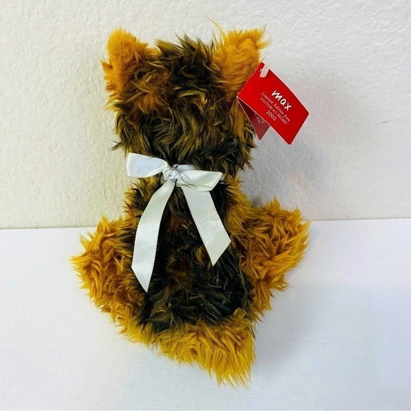 Victoria’s Secret Terrier Yorkie Puppy Max W/ Beaded Photo Frame Collar 8” - Picture 4 of 8